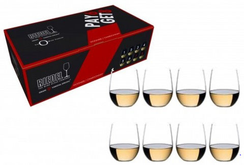Riedel O Tumbler Viognier / Chardonnay (Box of 8) - VINI VINO