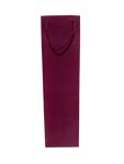 Single Bottle Wine Gift Bag (Dark Red) - VINI VINO